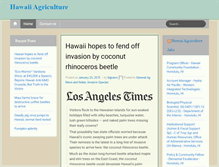 Tablet Screenshot of hawaii-agriculture.com